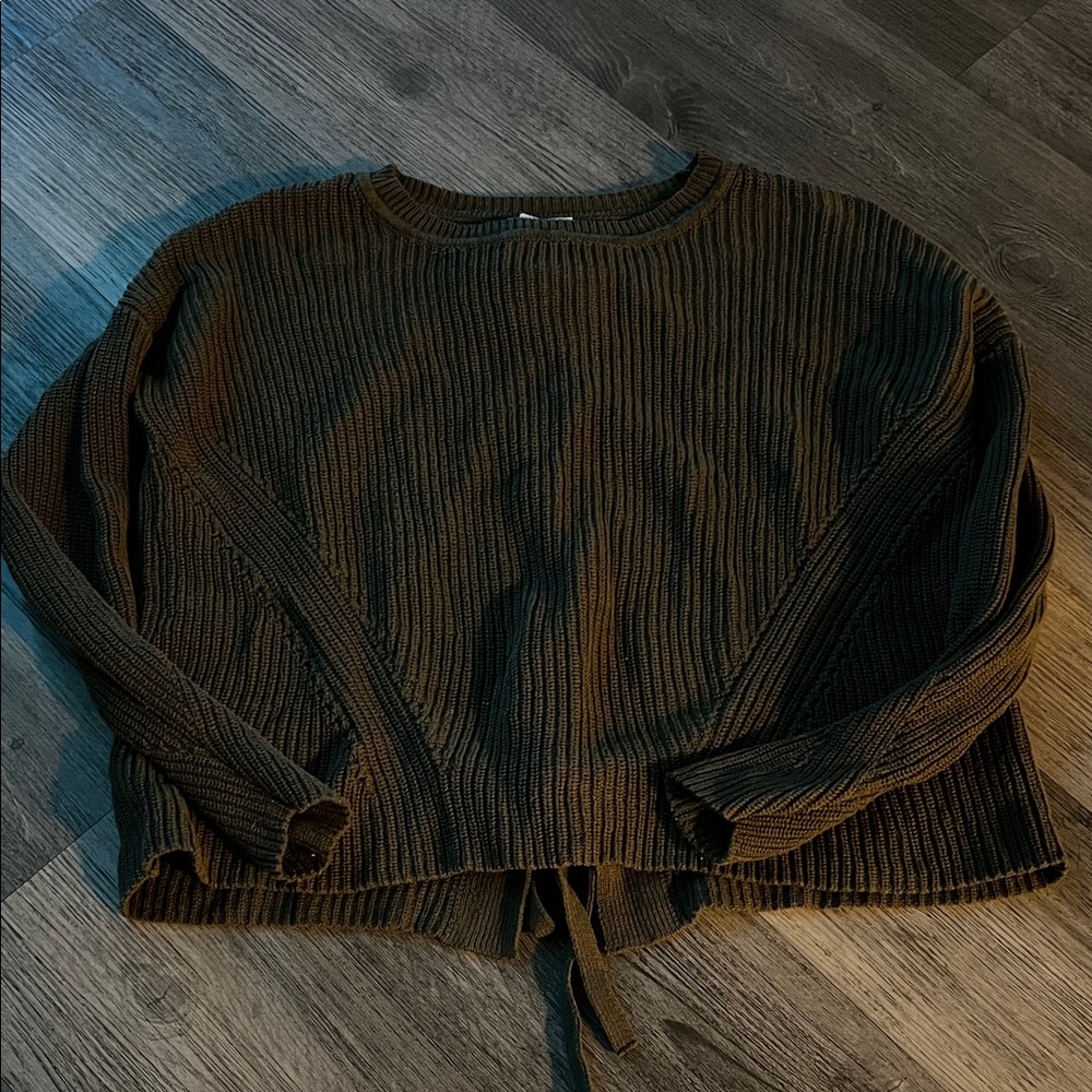 Lucky Brand Brown Crew Neck Sweater - Picture 2 of 4